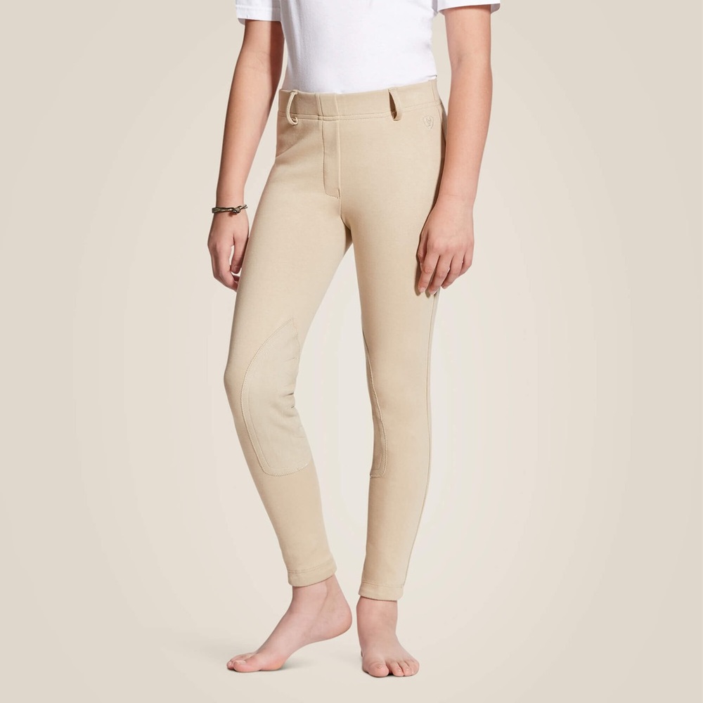 NEW NWT Ariat Kids Heritage Knit Knee Patch Breech 14R